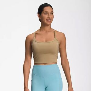 The North Face Women’s Dune Sky Tanklette in khaki stone size large